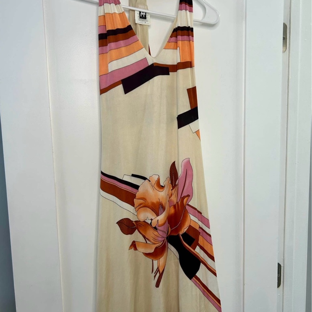 Vintage Versus Versace Dress-Size 26/40-US Size 4-6. Unique Floral Print